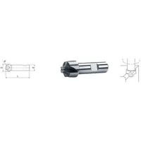 ELMAG HSS Co8 Viertelkreis-Profilfräser DIN 6518 Ø 19,0 x 5,5 mm