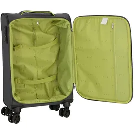 d & n Travel Line 6704 4-Rollen Cabin 55 cm / 33 l grau