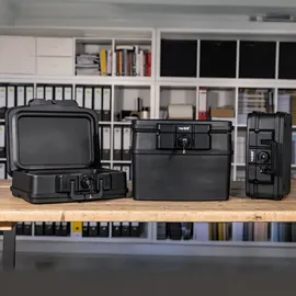 HMF Dokumentenbox 44,5 x 16,5 x 33 cm 1-tlg. schwarz