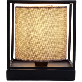 NÄVE Tischlampe Grau Schwarz