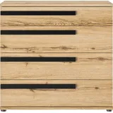Gami Kombikommode GAMI "Enzo", braun (eichefarben helvetia), B:91cm H:90cm T:46cm, Holzwerkstoff, Sideboards, Kombikommode, Verschiedene Module einfach zu kombinieren