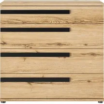 Gami Kombikommode Enzo 91 x 90 x 46 cm Braun / Beige