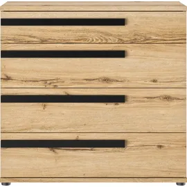 Gami Kombikommode Enzo 91 x 90 x 46 cm Braun / Beige
