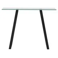 VCM ebuy24 Konsolentisch Horten Schwarz 40 x 100 cm