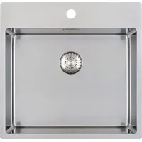 Caressi 1-Becken Spüle CABLA 60513 mit Hahnbank / ab