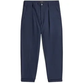 G-Star Pleated Chino Relaxed Tapered Hosen Dunkelblau 33 32