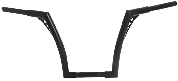 Lenker mit TÜV Teilegutachten Ape Hanger Fat B2 1-1/4" Höhe 14" passend für Harley Davidson CVO Road King Craftride Schwarz