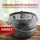 Amandi Dutch Oven 7,4 Liter Gusseisen Schwarz