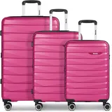 BENCH Paris Koffer-Set 3-tlg. rosa/pink