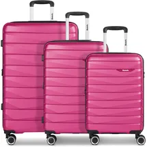 BENCH Paris Koffer-Set 3-tlg. rosa/pink