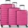 BENCH Paris Koffer-Set 3-tlg. rosa/pink