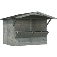 Palmako Stella 2,73 x 1,9 m natur/grau