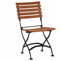 pemora Biergartenstuhl Klappstuhl Outdoor Gartenstuhl Terrassenstuhl SENJA Teak