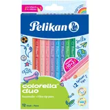 Pelikan Colorella Duo Filzstift 12 St.