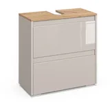 Vicco Waschbeckenunterschrank Majest 2 Schubladen 60,1 x 62 x 30,1 cm Weiß