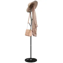 vidaXL Garderobenständer 177 cm Schwarz