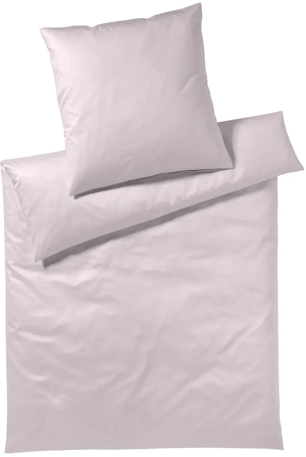 Elegante Mako-Satin Bettwäsche »Solid Jersey« Rose 3506-01 Kissen / 40x40 cm