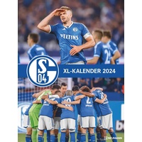 N NEUMANNVERLAGE FC Schalke 04 2024 - Poster-Kalender-XL - Fußball-Kalender - Fan-Kalender - 48x64 - Sport