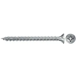 fischer 670393, Schraube, Metall, Holz, Allgemeiner Nutzen, Vollgewinde, Flachko