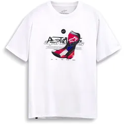 Alpinestars R Boot CSF, T-Shirt - Weiß/Schwarz/Rot - XXL