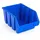 ADB Sichtlagerkasten Gr3 blau Stapelbox Sichtlagerboxen Lagerbox 240x170x126mm