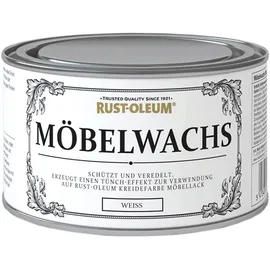 Rust Oleum Rust-Oleum Kreidefarbe-Möbelwachs Weiß 400 ml