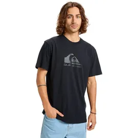 QUIKSILVER T-Shirt mit kurzen Ärmeln, EV Com Logo, SS, schwarz, XS,