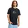 QUIKSILVER T-Shirt mit kurzen Ärmeln, EV Com Logo, SS, schwarz, XS,