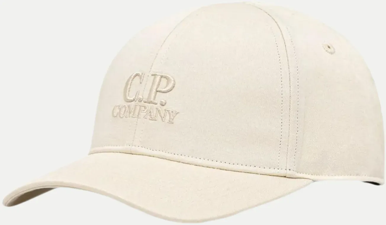 Kappe mit gesticktem Logo Beige