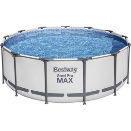 BESTWAY Steel Pro Max Frame Pool Set 396 x 122 cm inkl. Filterpumpe