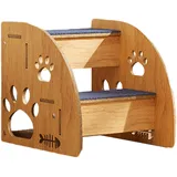 Wyttuubv Haustiertreppe für Katzen, Haustiertreppe für das Bett, Haustiertreppe für den Innenbereich, Hundetreppe, Hundebettstufen, Hundetreppen, Haustierstufen zum Hochbettklettern, Katzentreppen aus