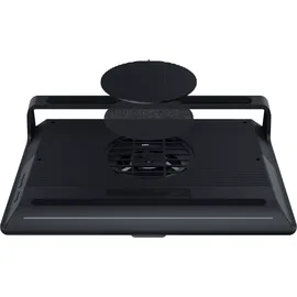 Razer Laptop Cooling Pad - Smart Cooling Laptop-Ständer für 14" bis 18" Zoll Laptops - luftdichte Druckkammer (benutzerdefinierte Lüfterkurven, 3-Port USB-A Hub, Multifunktionstasten) Schwarz
