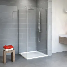 Schulte Alexa Style 2.0 Eckdusche mit Drehtür 80 x 80 cm EP32150401500261192