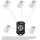 H-Tronic HT5S Funksender 5-Kanal Frequenz 868.35 MHz, 869.05 MHz, 869.55 MHz 3 V Reichweite max. (im Freifeld) 150 m