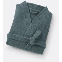 La Redoute Interieurs Bademantel Haxel In Kimonoform, Frottee 450 G/m2 Schieferblau