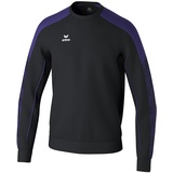 Erima Unisex Kinder EVO Star Funktionelles Sweatshirt (1072418), schwarz/Ultra Violet, 116