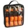 kerbl works Kerbl Zurrgurtset, 250/500kg 25mm x 5m, 4er-Pack, in Tasche, orange