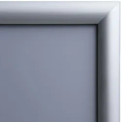 SHOWDOWN Displays Showdown Klapprahmen - DIN A1 - Komplett-Set - Snack Spanisch - Braun/Silber