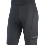 Gore Wear GORE C3 Kurze Damen Fahrradhose mit Sitzpolster, schwarz