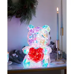 Dekoration Smart LED mehrfarbig Teddybär mit App-Steuerung 30 cm RIGEL