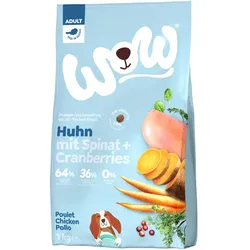 WOW Adult Minis Huhn mit Roten Rüben Hundetrockenfutter 1 Kilogramm