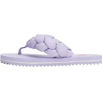 Tommy Jeans Damen Flip Flops Braided Beach Sandal mit Flecht-Detail, Violett (Pale Amethyst), 38