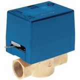 Mut SF25-2 230V Zona-Ventil mit 2-Wege-Flechtkopf, 230 V, Blau und Gelb