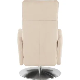 sit&more TV-Sessel Kobra Struktur 71 x 110 x 82 cm Beige manuelle Relaxfunktion
