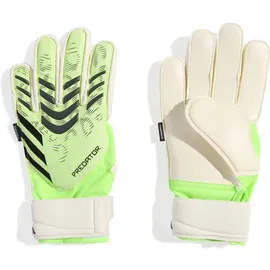 adidas Kinder Handschuhe Predator Match Fingersave, LUCLEM/BLACK/PURRUS, 5,5