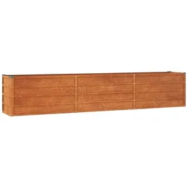 vidaXL Hochbeet Rostig 240 x 40 x 45 cm Cortenstahl