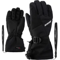Ziener Lani Ski-Handschuhe/Wintersport | wasserdicht atmungsaktiv, black, 6,5