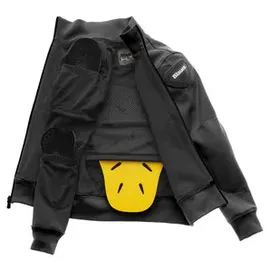 Blauer H.T. Easy Pro Motorradjacke schwarz-grau M