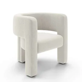 LeGer Home by Lena Gercke Ohrensessel SELMIA Polyester 73 x 76 x 62 cm Beige