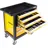 VOREL Schrank Edelstahl orange
